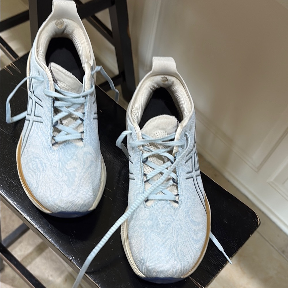 Asics Light Blue Athletic Shoes